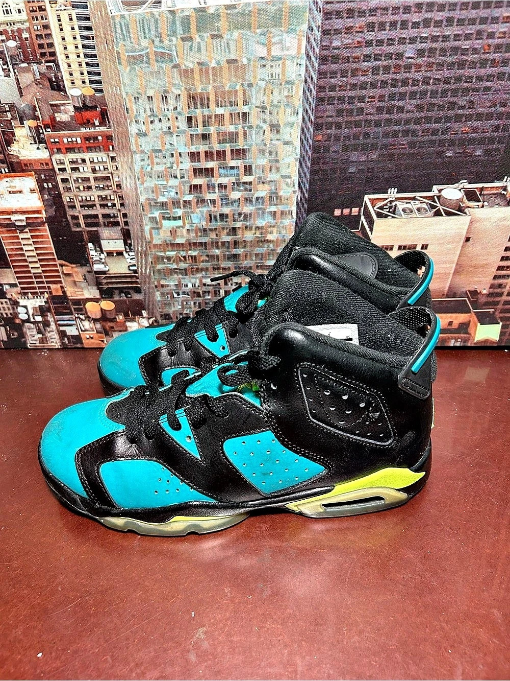 Jordan 6 Retro Sneakers Blue & Black US 6Y